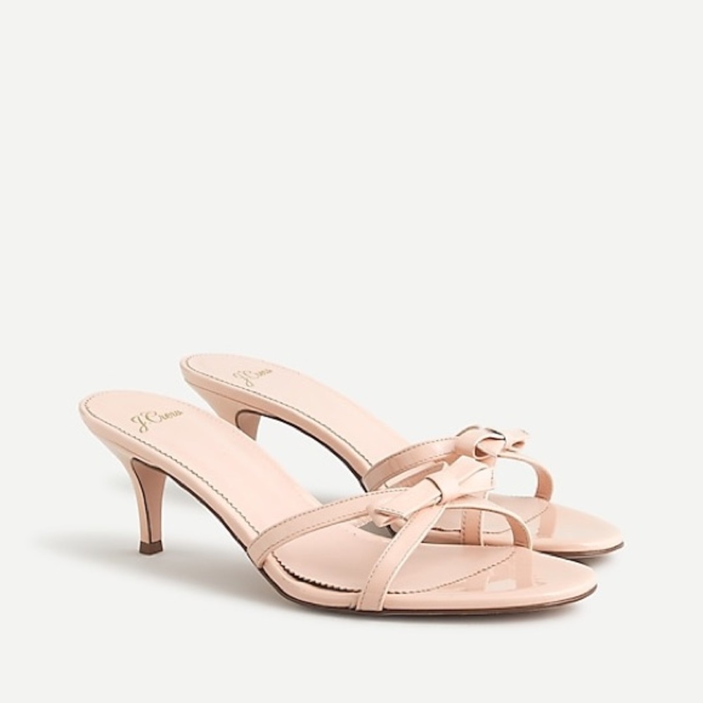 J.Crew Strappy Mule Patent Leather Sandals